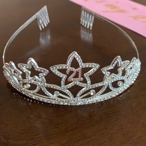 21st Birthday Sash and Tiara